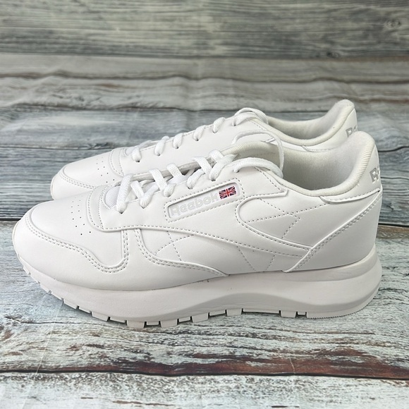 REEBOK CLASSIC SP VEGAN White/White Women’s Size 7.5 - Picture 3 of 9